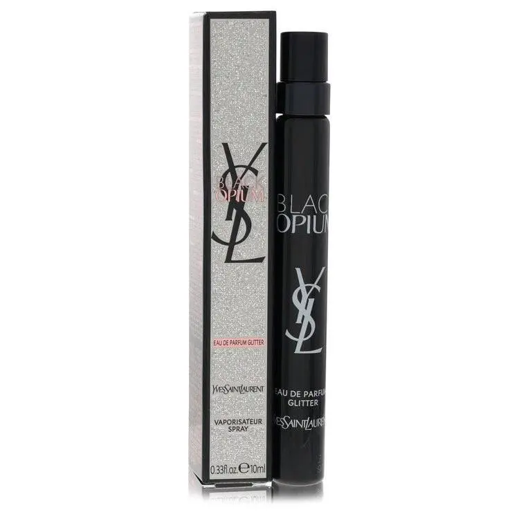 Black Opium Glitter by Yves Saint Laurent Mini Edp Spray 0.33 oz Women