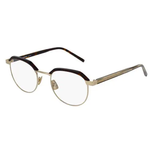 Saint Laurent SL 124-003 Havana Transparent Havana 003 Eyeglasses
