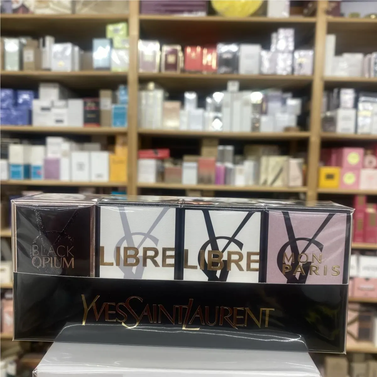 Eau De Parfum 4 X .25 Oz Travel Size Black Opium Libre by Yves Saint Laurent