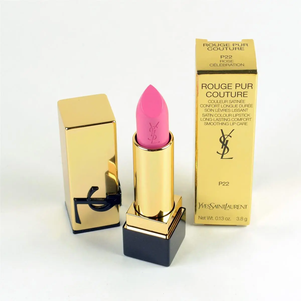Yves Saint Laurent Rouge Pur Couture Lipstick P22 Rose Celebration - Size 3.8 g