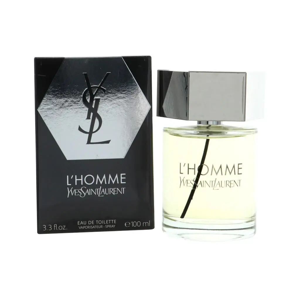 L`homme by Yves Saint Laurent Box For Men 3.3 Oz Eau De Toilette Spray