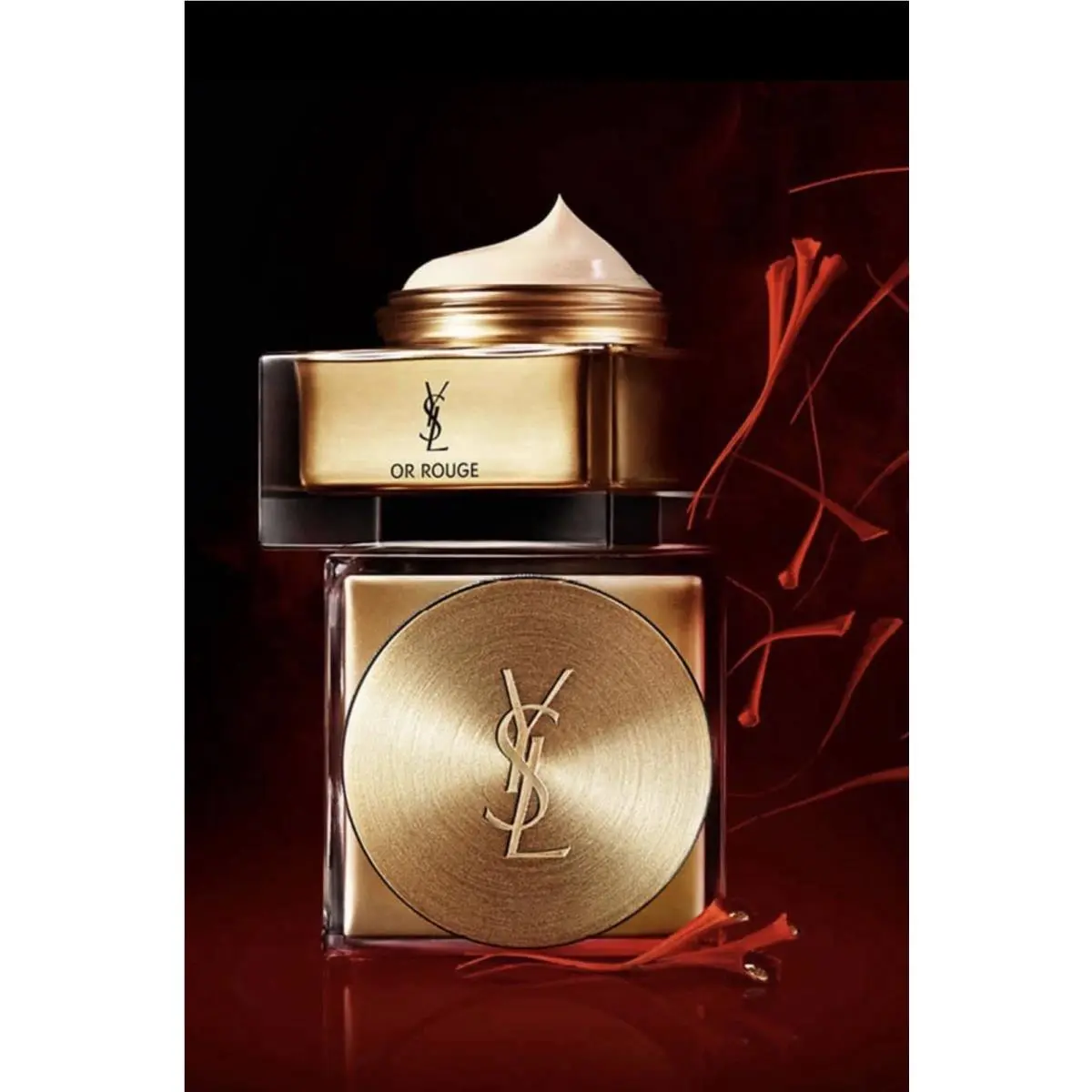 Yves Saint Laurent Ysl or Rouge La Creme Riche Anti-aging Cream .5 oz / 15 ml