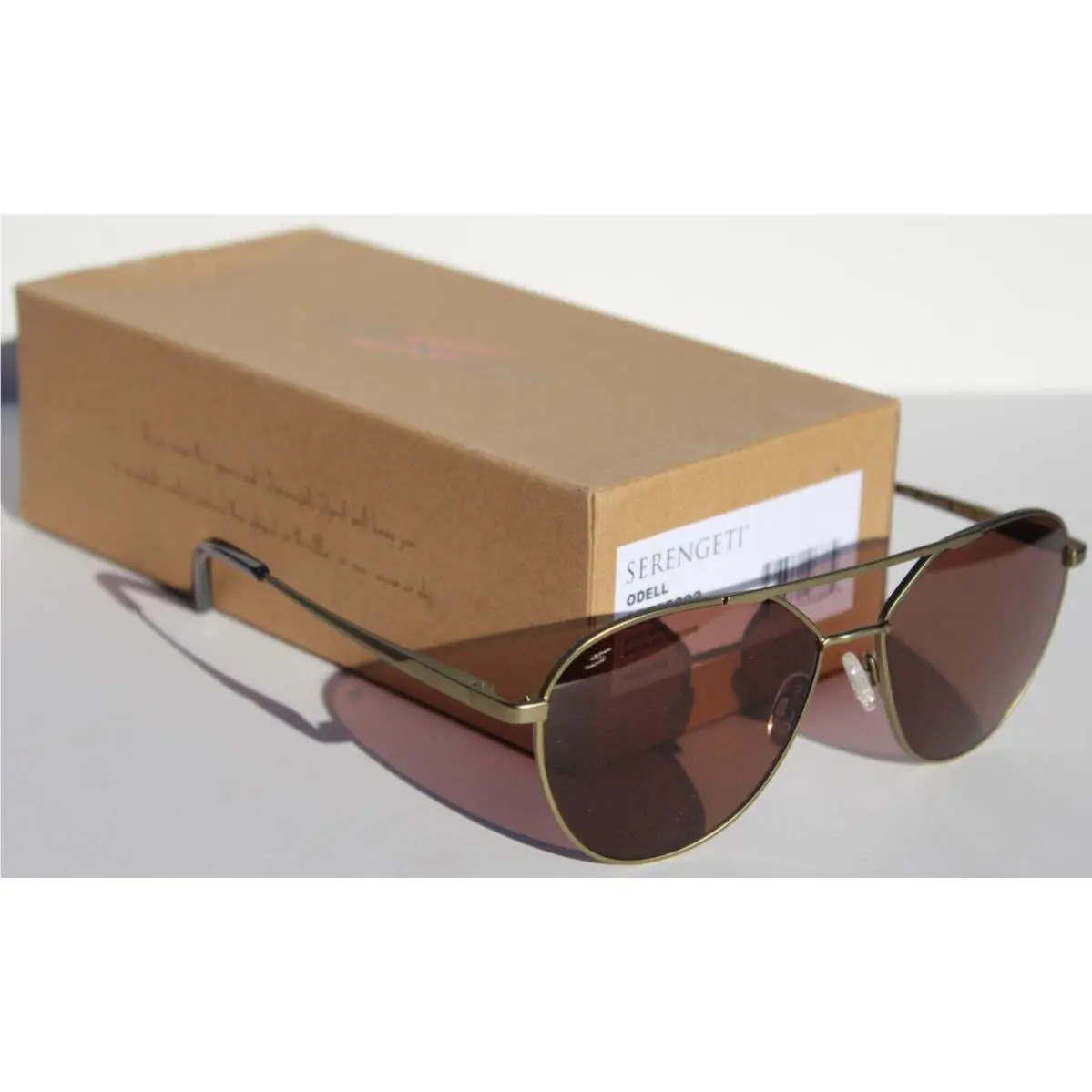Odell Polarized Sunglasses Matte Khaki/saturn Drivers SS555002 by Serengeti