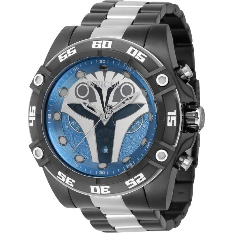 Men`s Chronograph Watch Star Wars Bo Katan Limited Edition 52MM by Invicta
