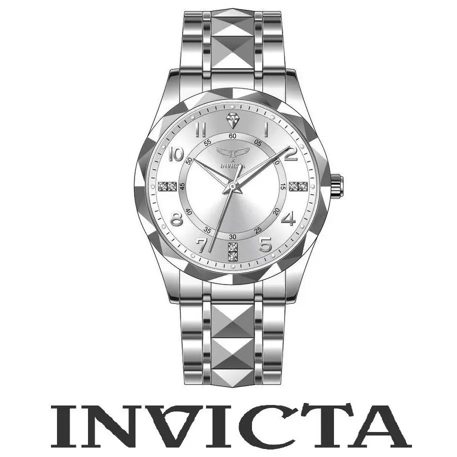 $I99 Invicta Specialty I Men`s 41mm Silver Steel Quartz Watch 69026