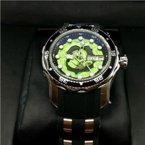 Star Wars Boba Fett Men`s Watch 48mm Green 27609 Limited One of 1977 by Invicta