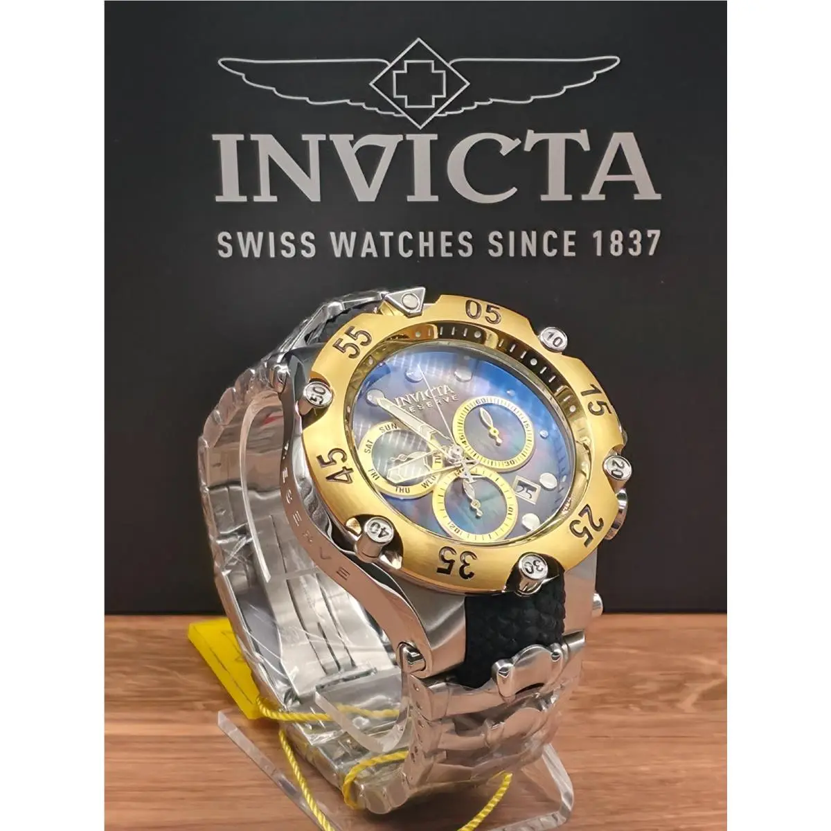 Invicta Reserve Venom Cobra 54mm Swiss Movement Oyster Dial Chrono Men`s Watch