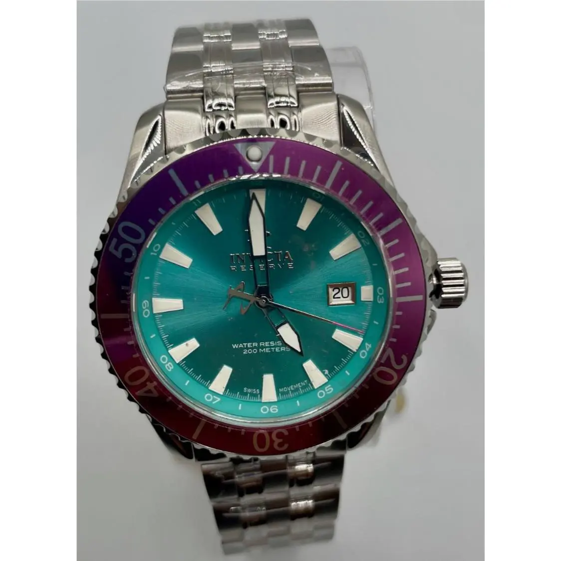 Invicta Reserve Swiss ETA955.112 Caliber Men`s Watch -44mm Steel 49245 28/125
