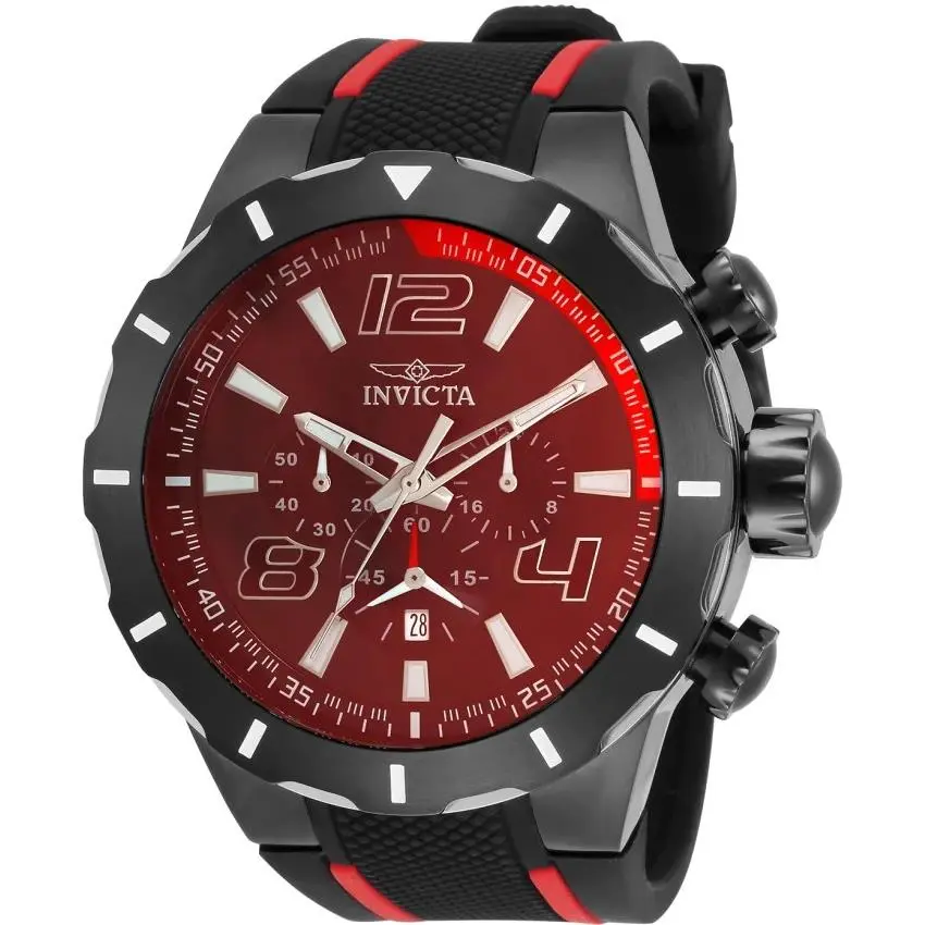 S1 Rally Overdrive Men`s Quartz Watch Stainless Steel 52mm 34883 by Invicta