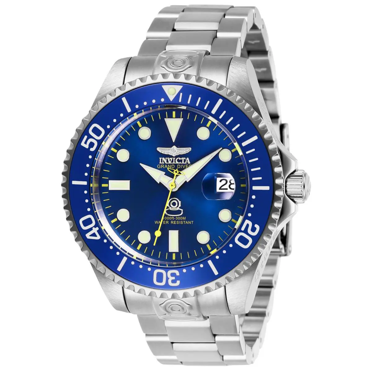 Invicta Grand Diver Automatic Men`s Watch - 47mm Steel 27611