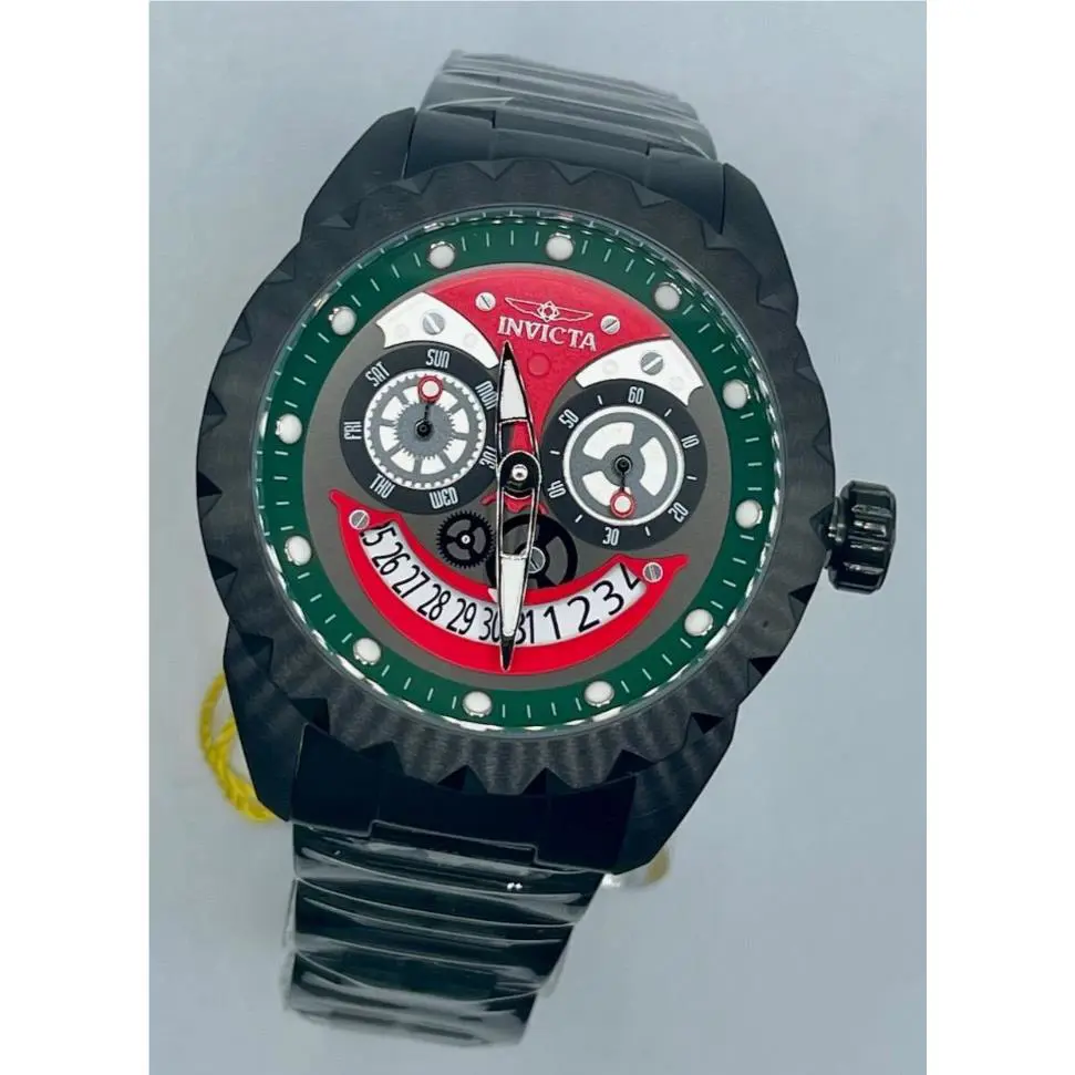 Invicta Specialty Face Swiss Ronda X20 Caliber Men`s Watch - 50mm. Black 43206