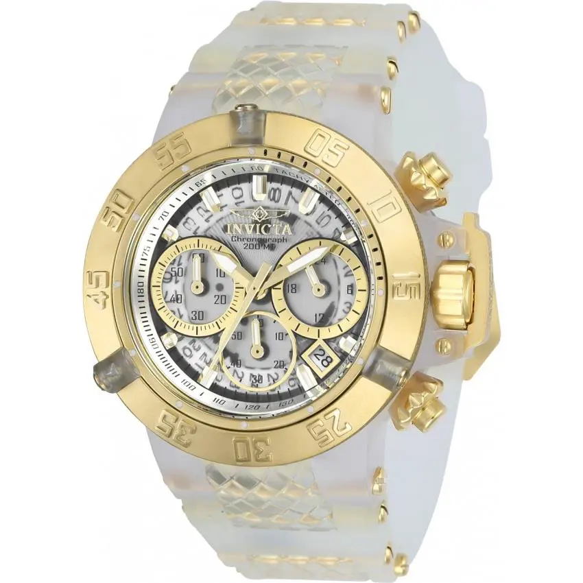 Invicta Subaqua Noma Iii Chronograph Gmt Quartz White Dial Ladies Watch 24373