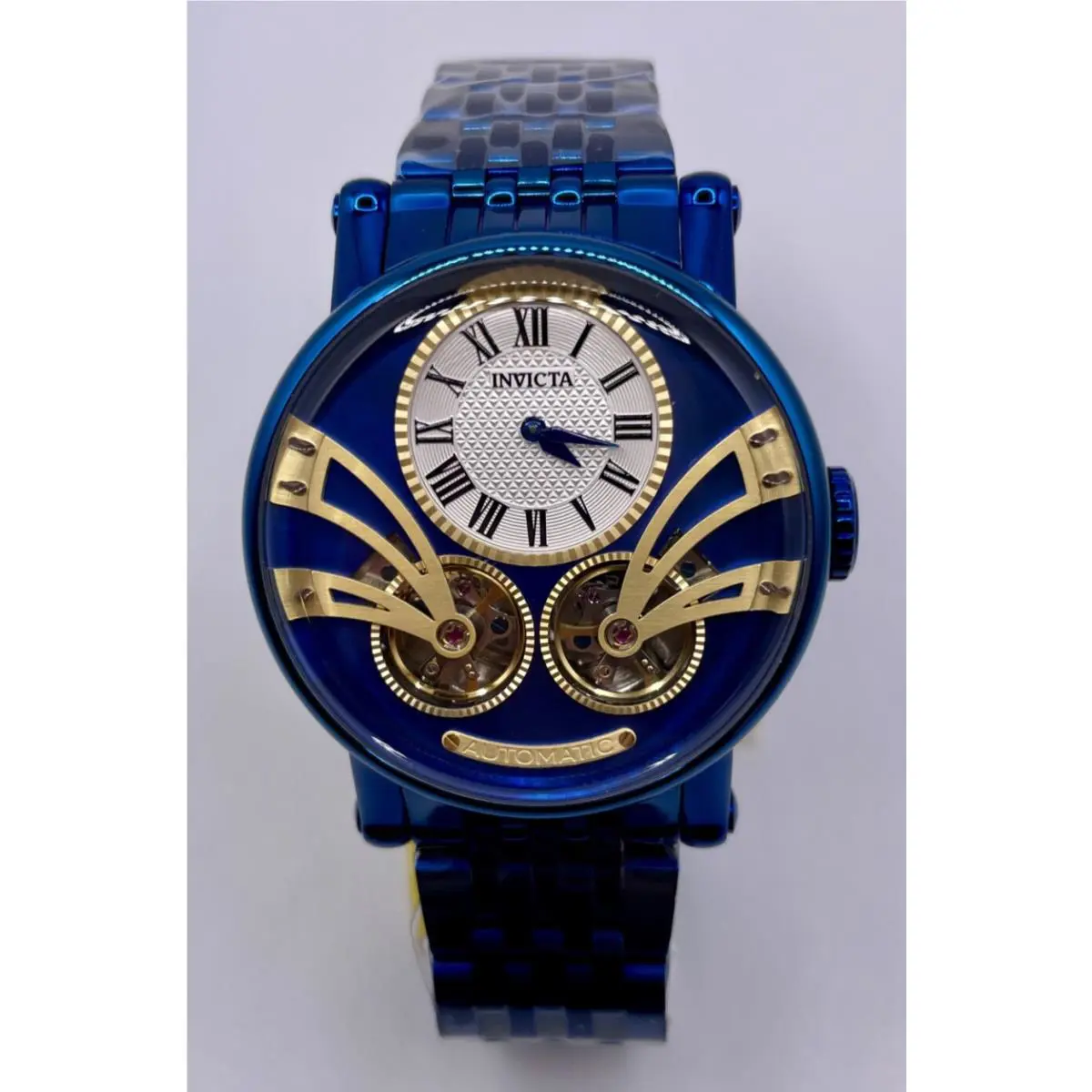 Invicta Vintage Automatic Men`s Watch 44mm Blue 43747