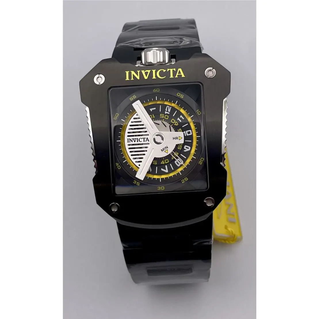 Invicta S1 Rally Automatic Men`s Watch w/ Skeleton Dial - 48mm Black 41656