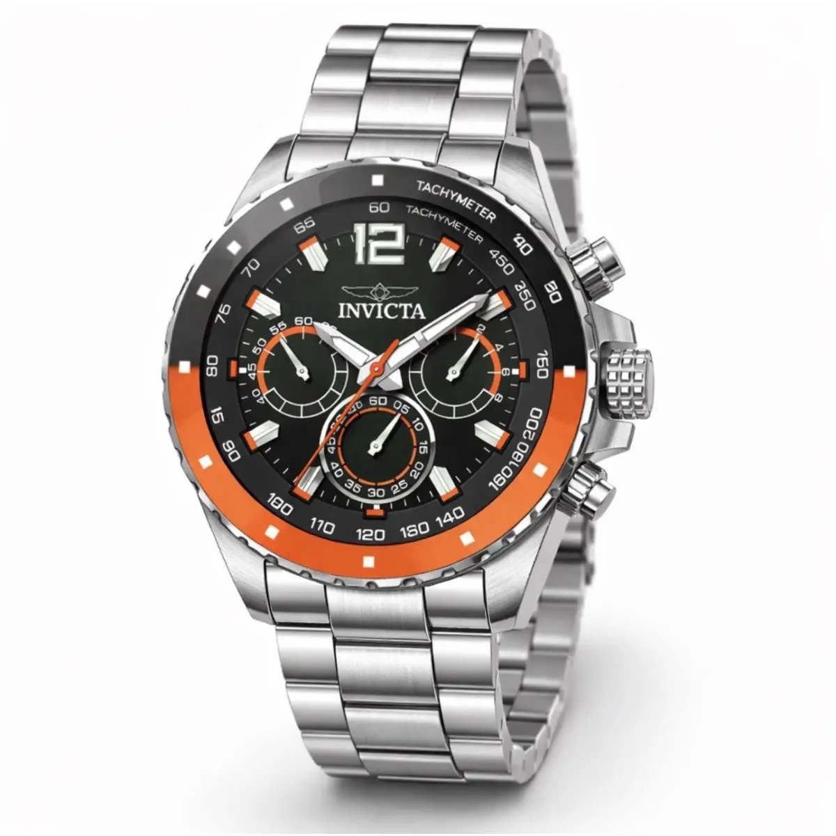 Speedway Men`s 44mm Chronograph Watch Stainlesssteel Bracelet 50361 by Invicta