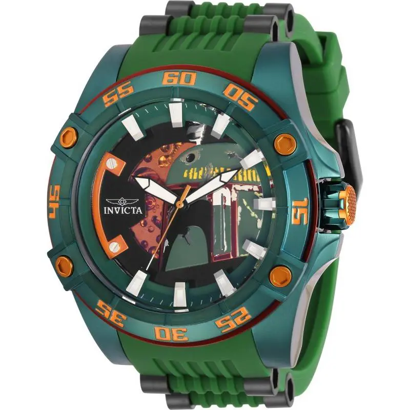 Invicta Invica Limited Edition Star Wars Bobab Fett Watch Men`s Watch 31690
