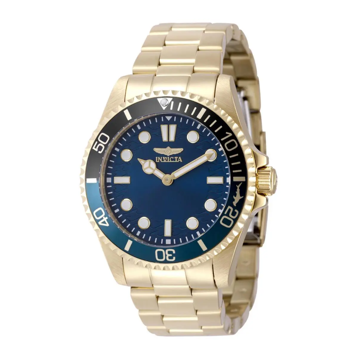 Invicta Pro Diver Men`s Watch - 43mm Gold 49707