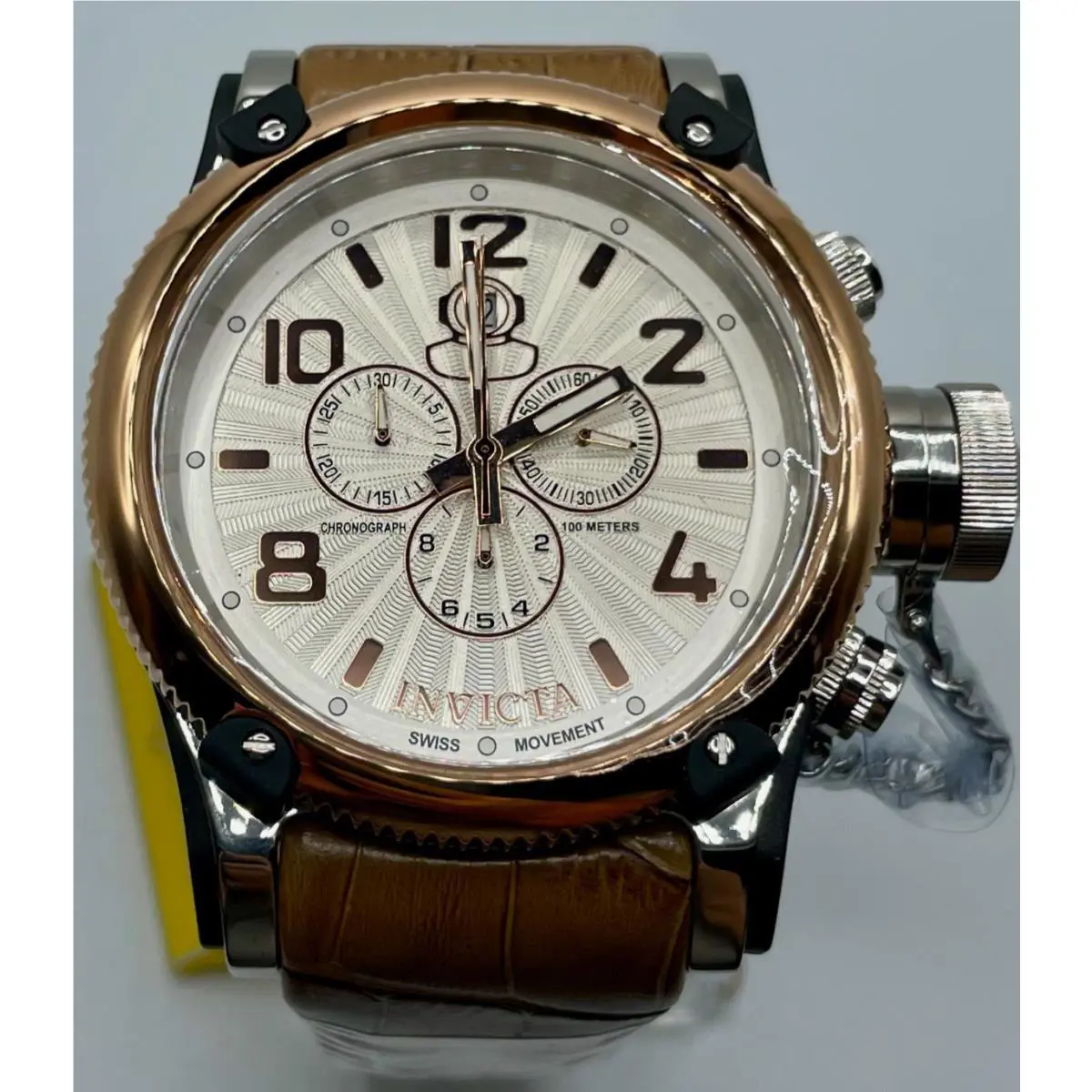 Invicta Pro Diver Swiss Ronda 5040.D Caliber Men`s Watch - 52mm Tan 43857