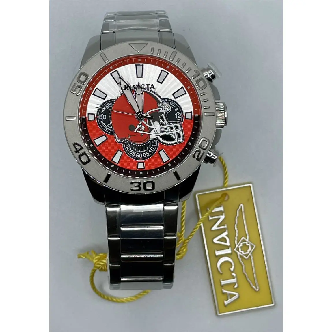 Invicta Nfl Cleveland Browns Men`s Watch - 45mm Steel 47951