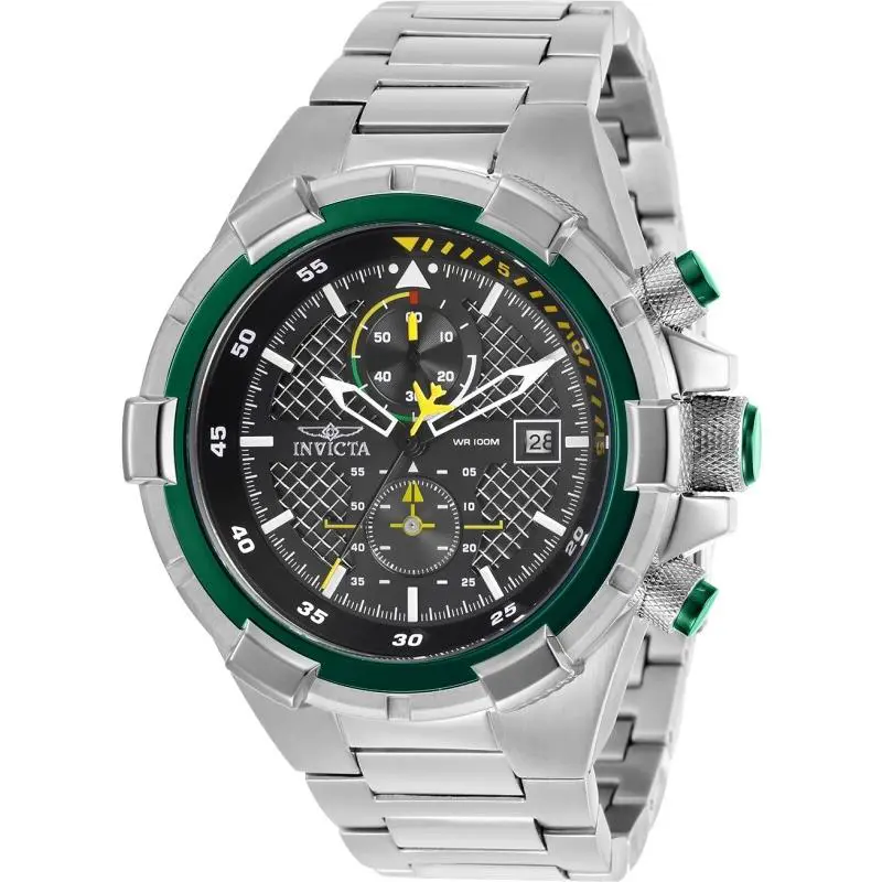 Invicta Aviator Bolt Flight Series Men`s 50mm Stainless Chronograph Watch 28113