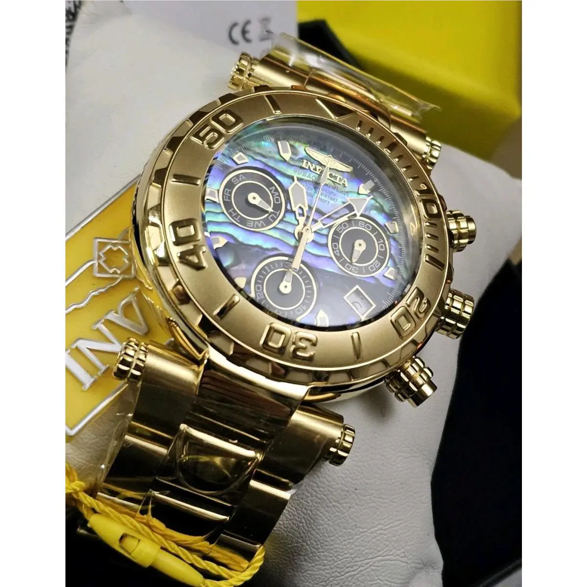 Invicta - Subaqua Noma I - Swiss Z60 - Limited Edition - Gold Plated Mens Watch