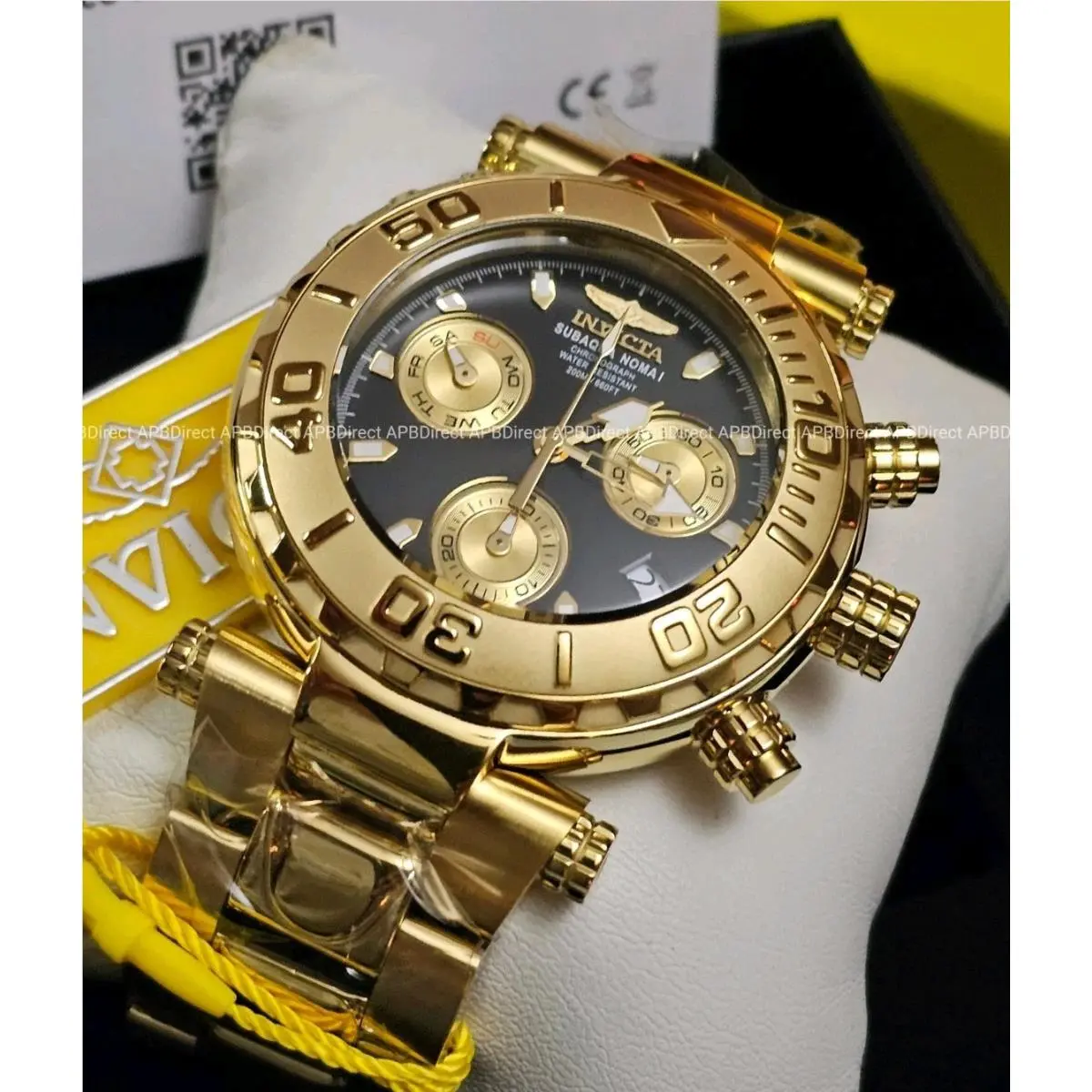 Invicta Subaqua Noma I - Swiss Z60 Limited Edition 670 Gold Plated Mens Watch