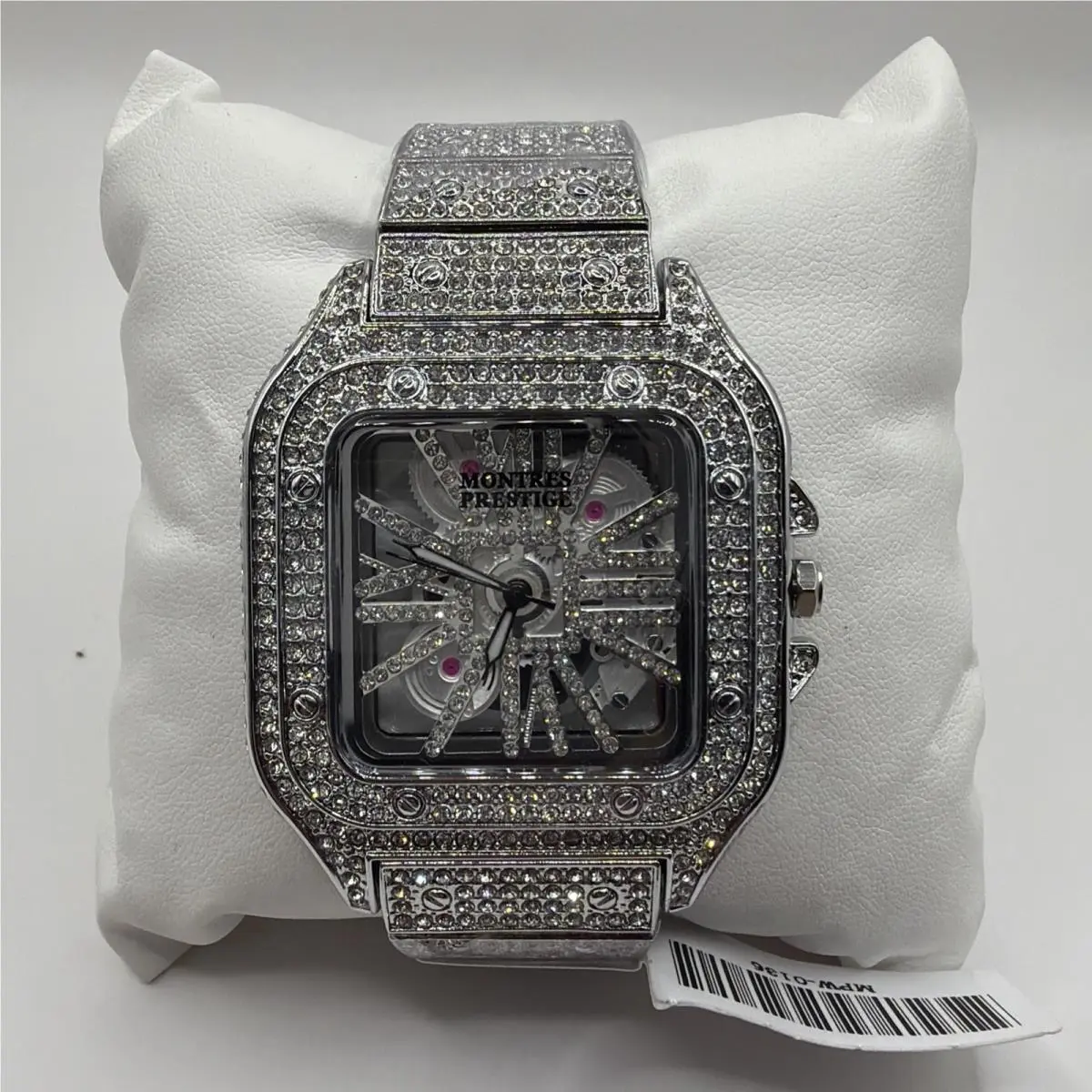 Invicta x Montres Prestige Lucent Bling Men`s Watch 42mm Steel MPW-0136