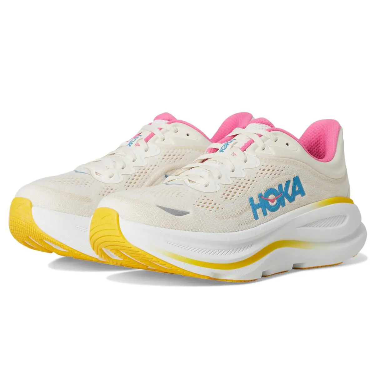 Woman`s Sneakers Athletic Shoes Hoka Bondi 9 - Alabaster/Birch