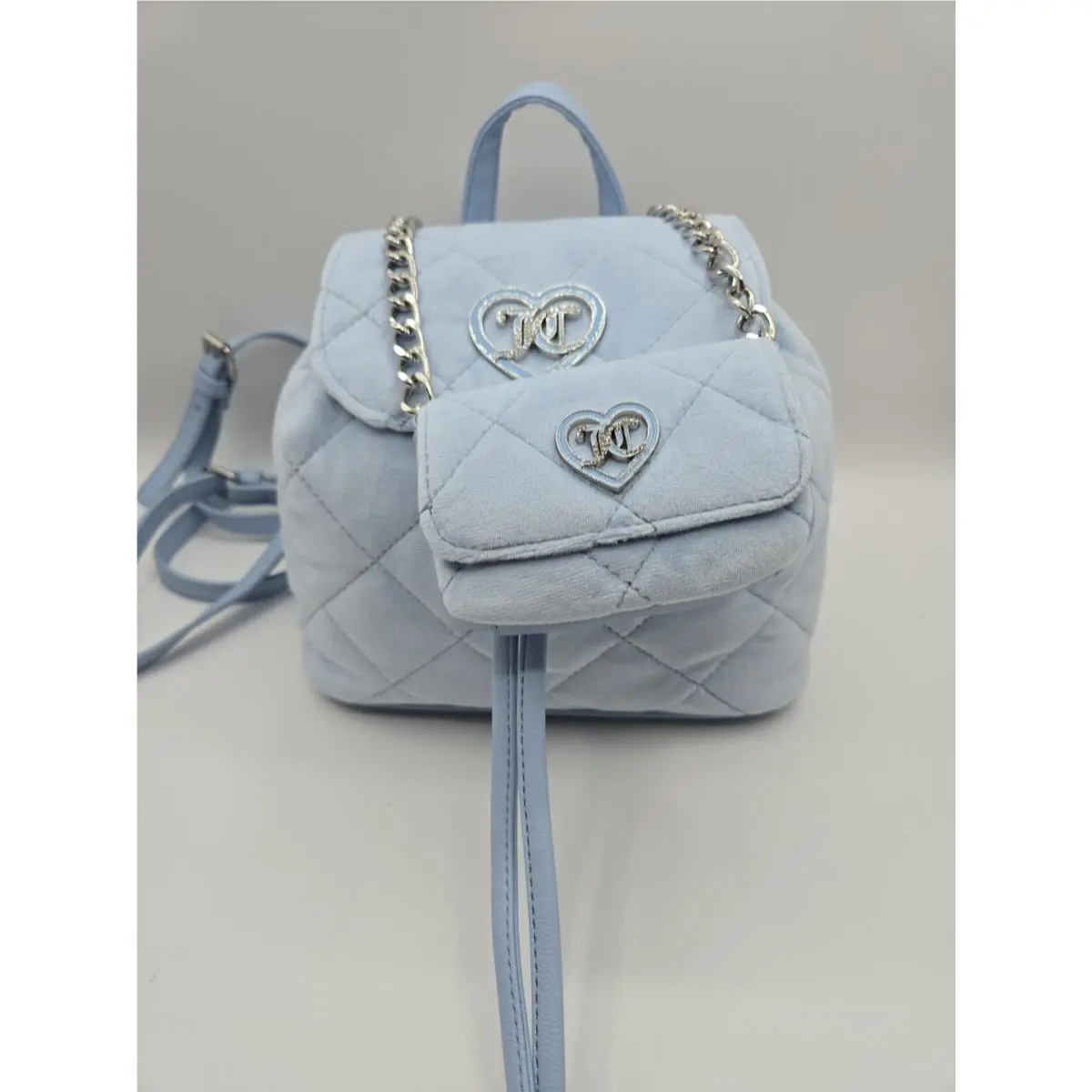 Juicy Couture 2IN1 Backpack Baby Backpack with Coin Purse/blue