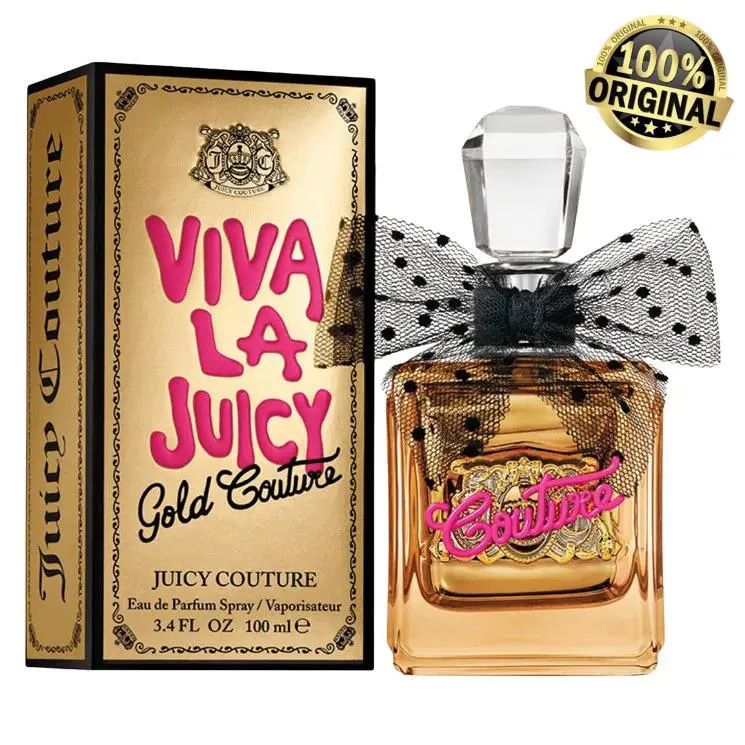 Women`s Fragrance Viva La Juicy Gold Couture By Juicy Couture Edp 3.4oz