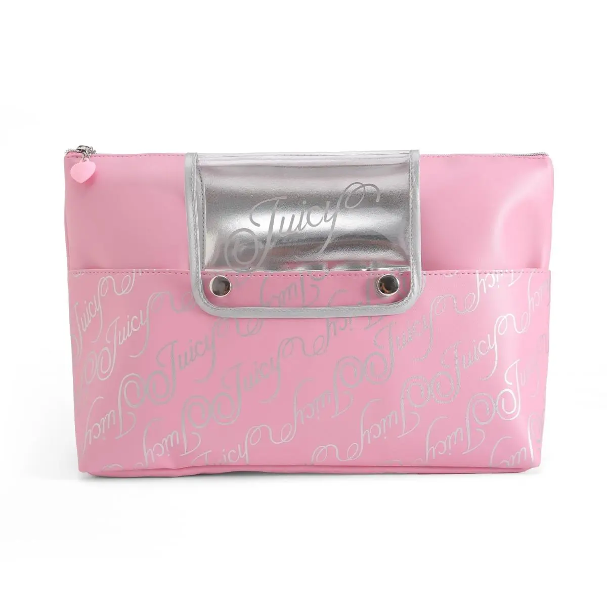 Pink Makeup Bag Cosmetics Organizer Travel Essentials by Juicy Couture