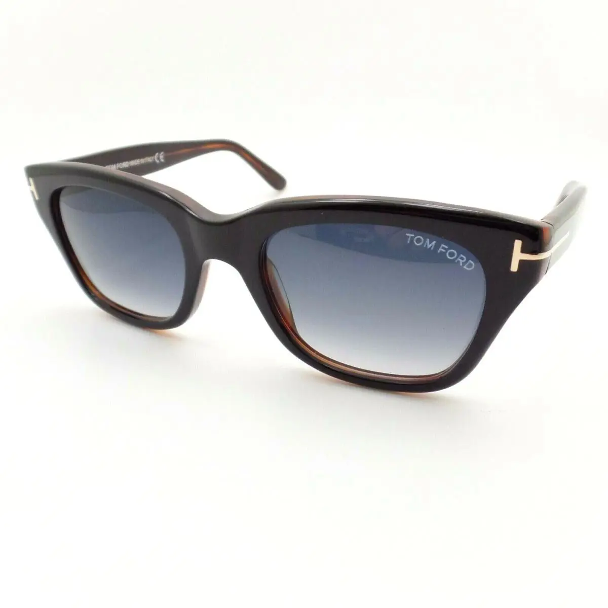 Tom Ford Snowdon TF 237 05B 52mm Black Grey Sunglasses Bond