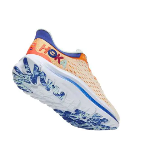 Hoka shoes - Blue, Orange, White (UPC: 195719222673) 3