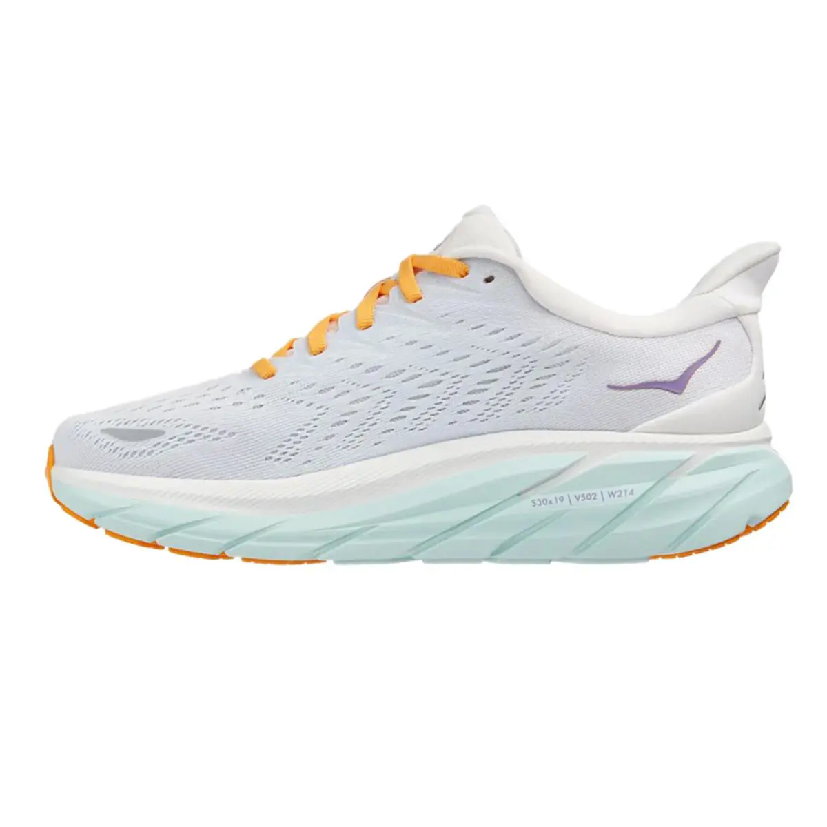 Hoka shoes - HOKA Clifton 8 - Clifton - 1121375 BDBW - Blanc De Blanc/White (UPC: 0197634068800) 0
