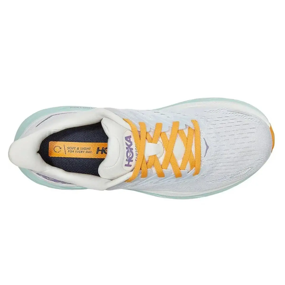 Hoka shoes - HOKA Clifton 8 - Clifton - 1121375 BDBW - Blanc De Blanc/White (UPC: 0197634068800) 1