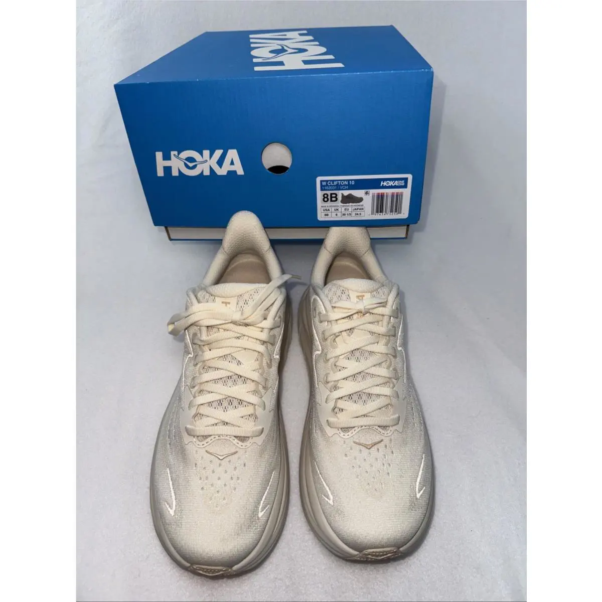Hoka shoes - HOKA ONE W CLIFTON 10 - Vanilla/Birch 1