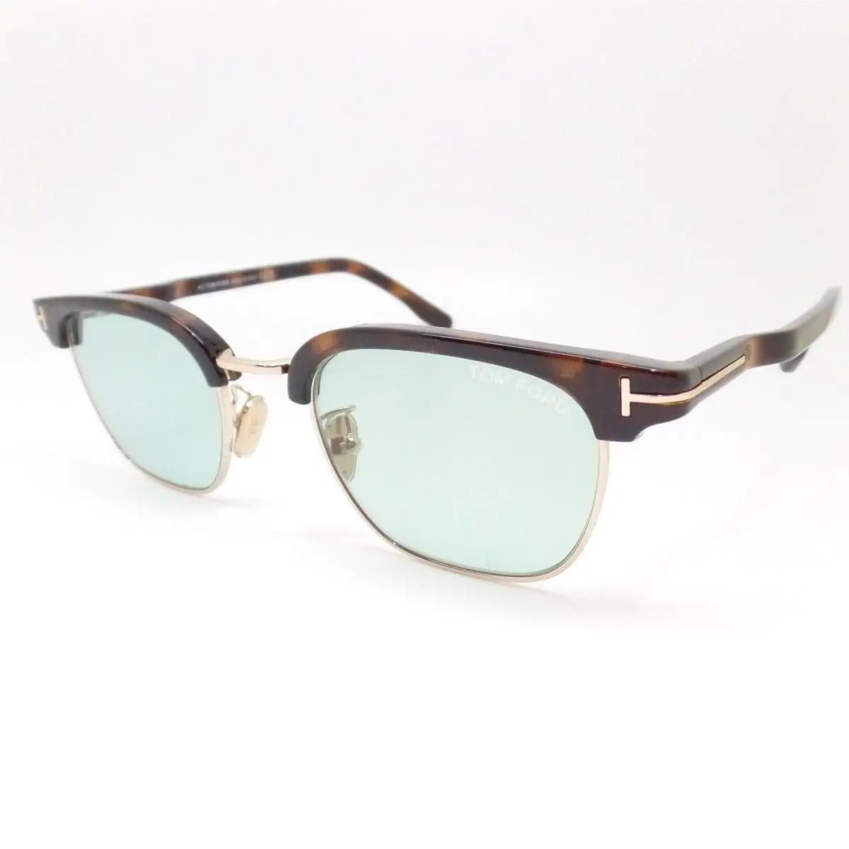 TF 1119 D 52N Havana Green 47m Sunglasses by Tom Ford