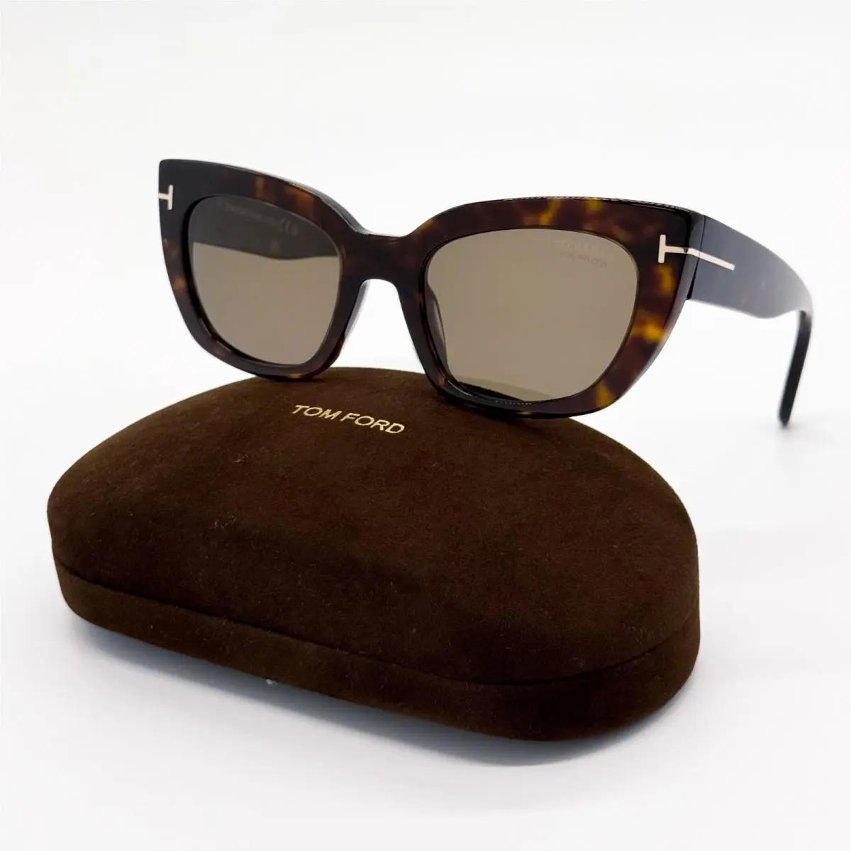 Tom Ford Sunglasses Athena TF1190 52H Polarized Havana Women FT1190/S 52H