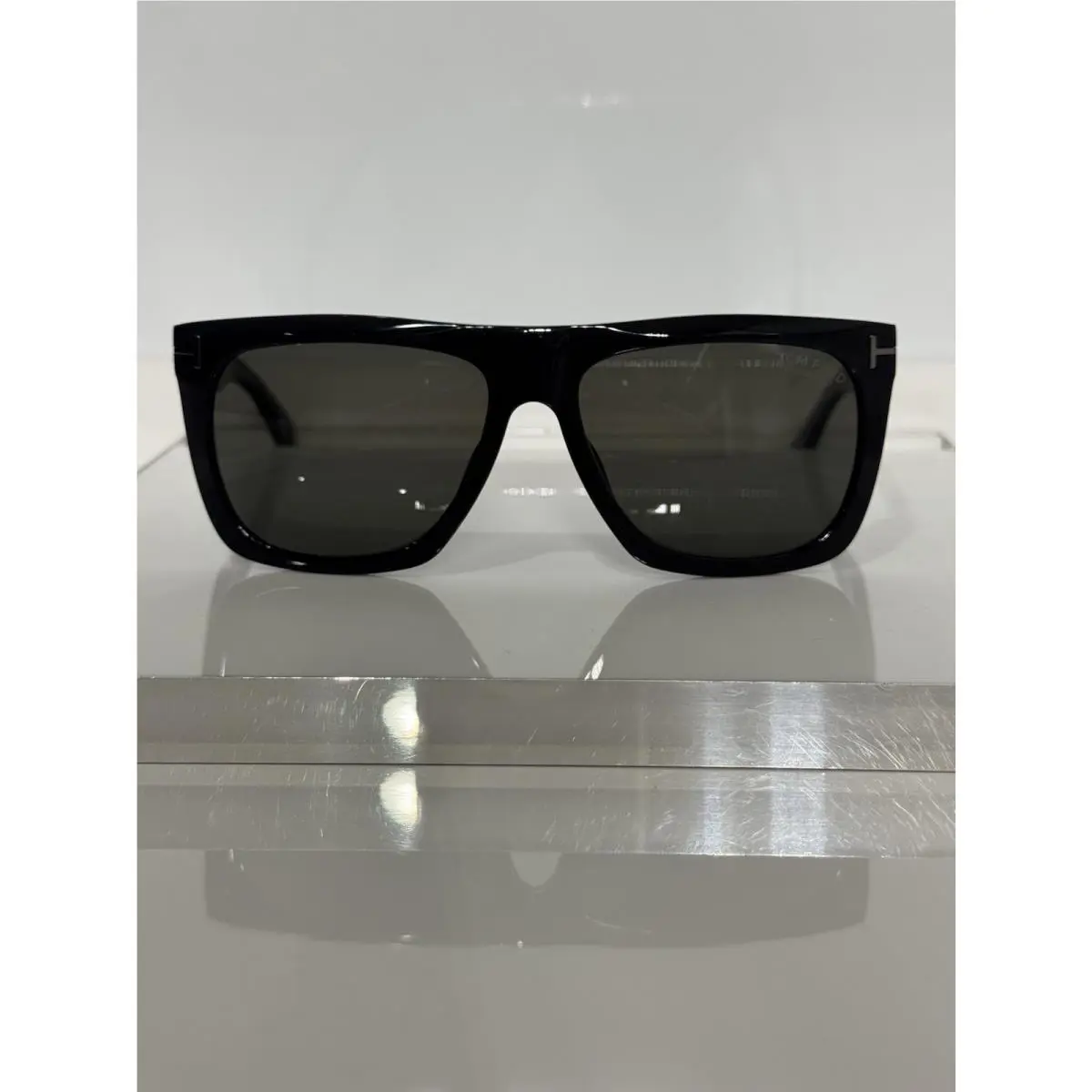 Tom Ford Morgan TF513N 01D Black Acetate Polarized Gray Sunglasses