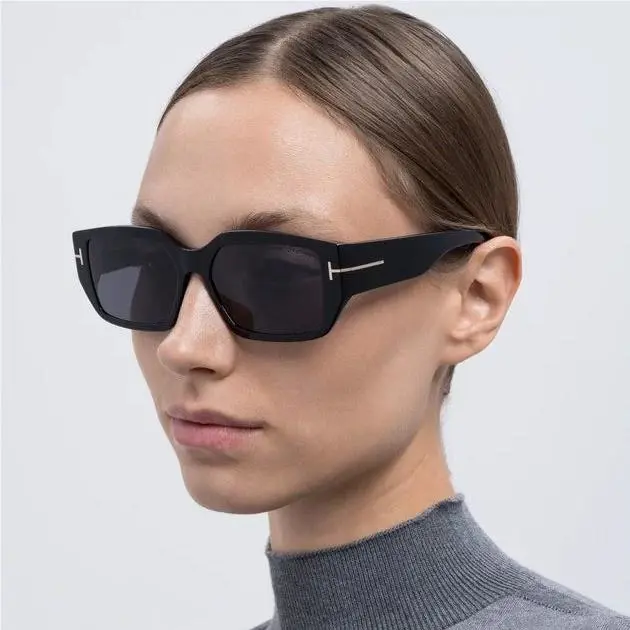 Tom Ford Sunglasses SILVANO-02 TF989 01A Black Women Eyewear FT0989/S 01A