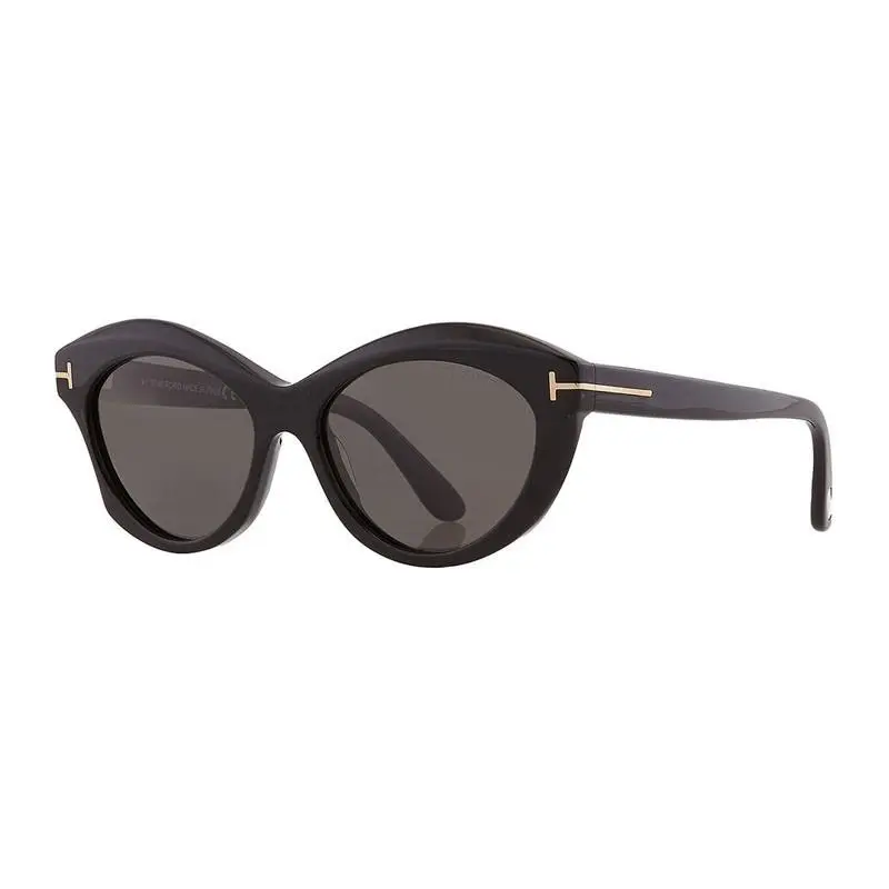 Tom Ford FT1111 01D Shiny Black/smoke Polarized 55-16-140 Sunglasses