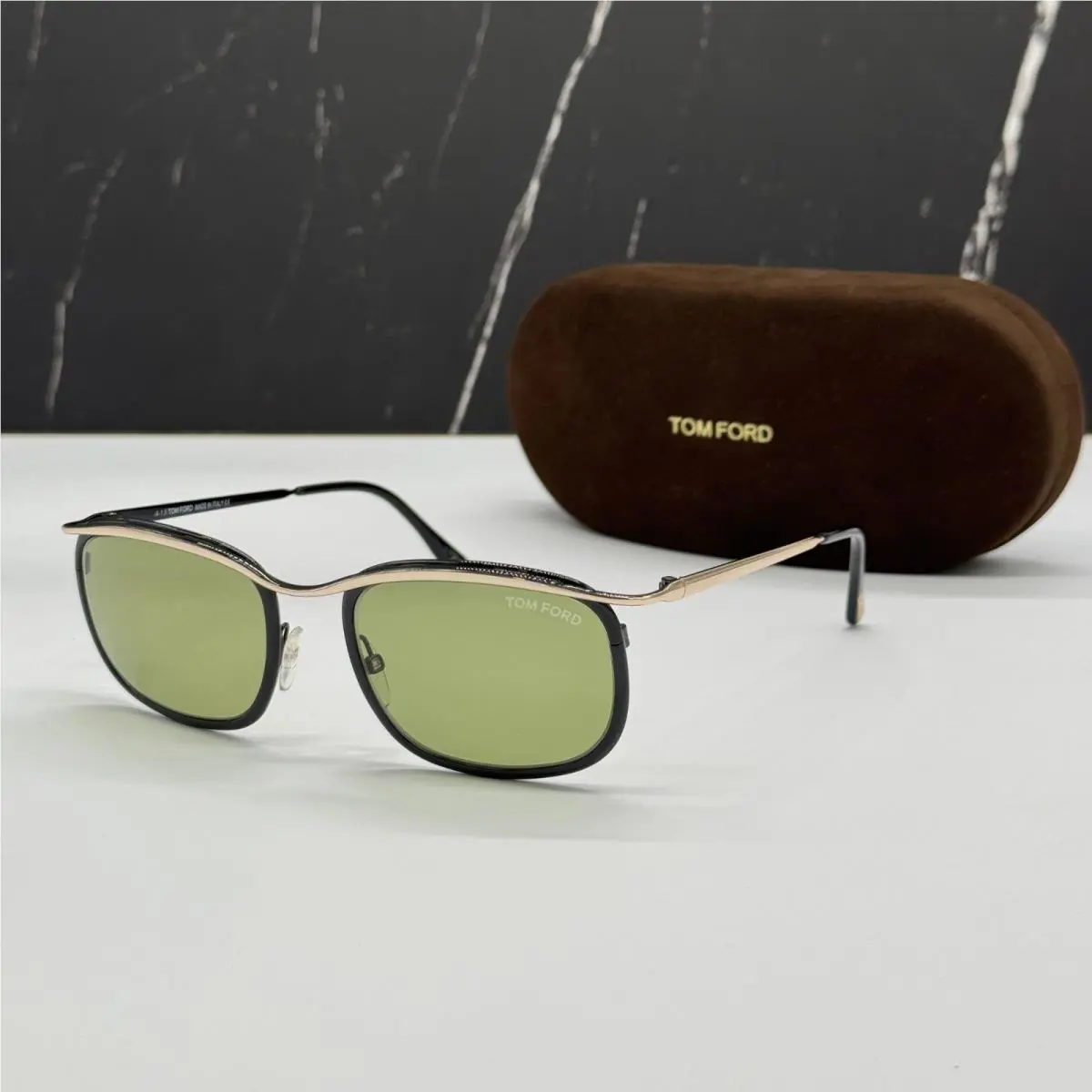 Tom Ford Marcello TF419 05N Black Unisex Sunglasses Tom Ford FT0419 05N