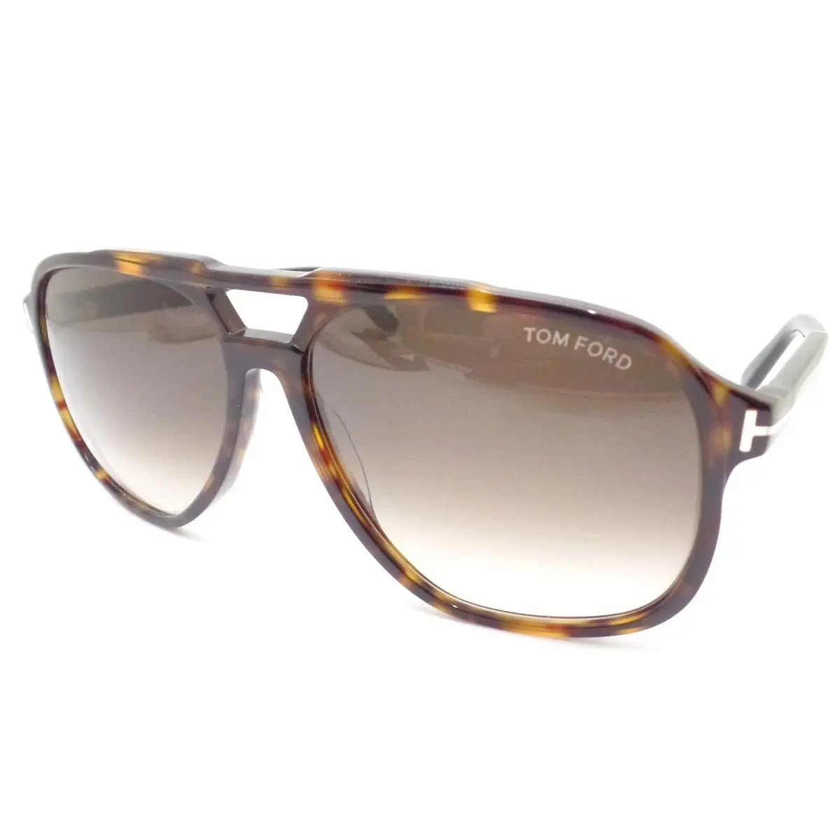 Raoul TF 753 52K Shiny Dark Havana Roviex Fade Sunglasses by Tom Ford