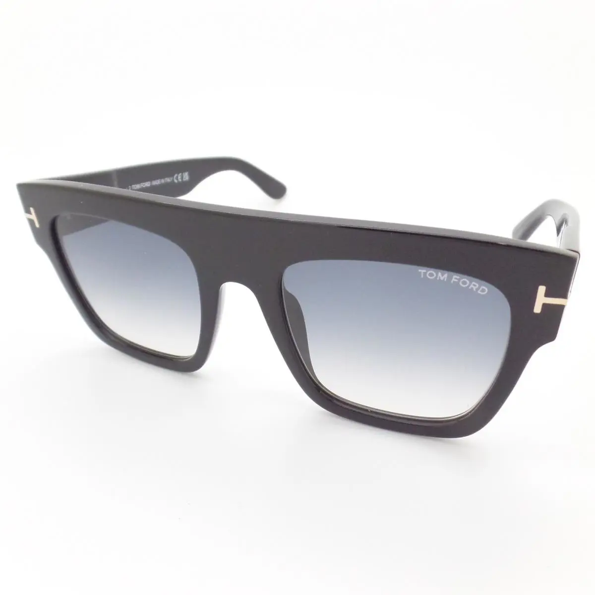 Tom Ford 847 01b Renee Shiny Black Smoke Sunglasses