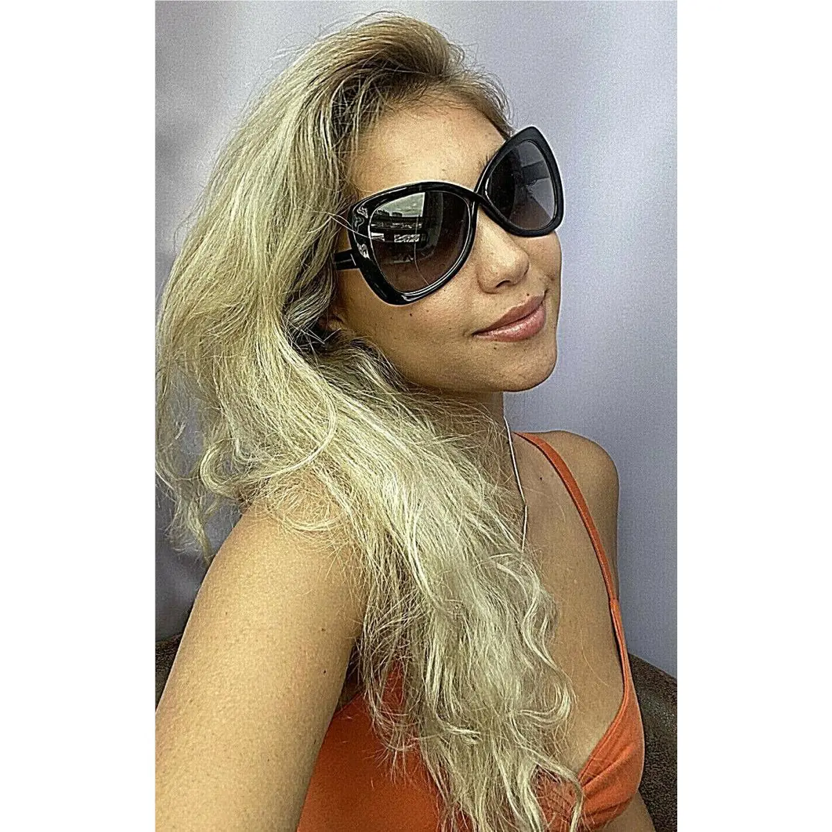 Tom Ford TF 277 01B Jade 60mm Black Oversized Women`s Sunglasses Italy