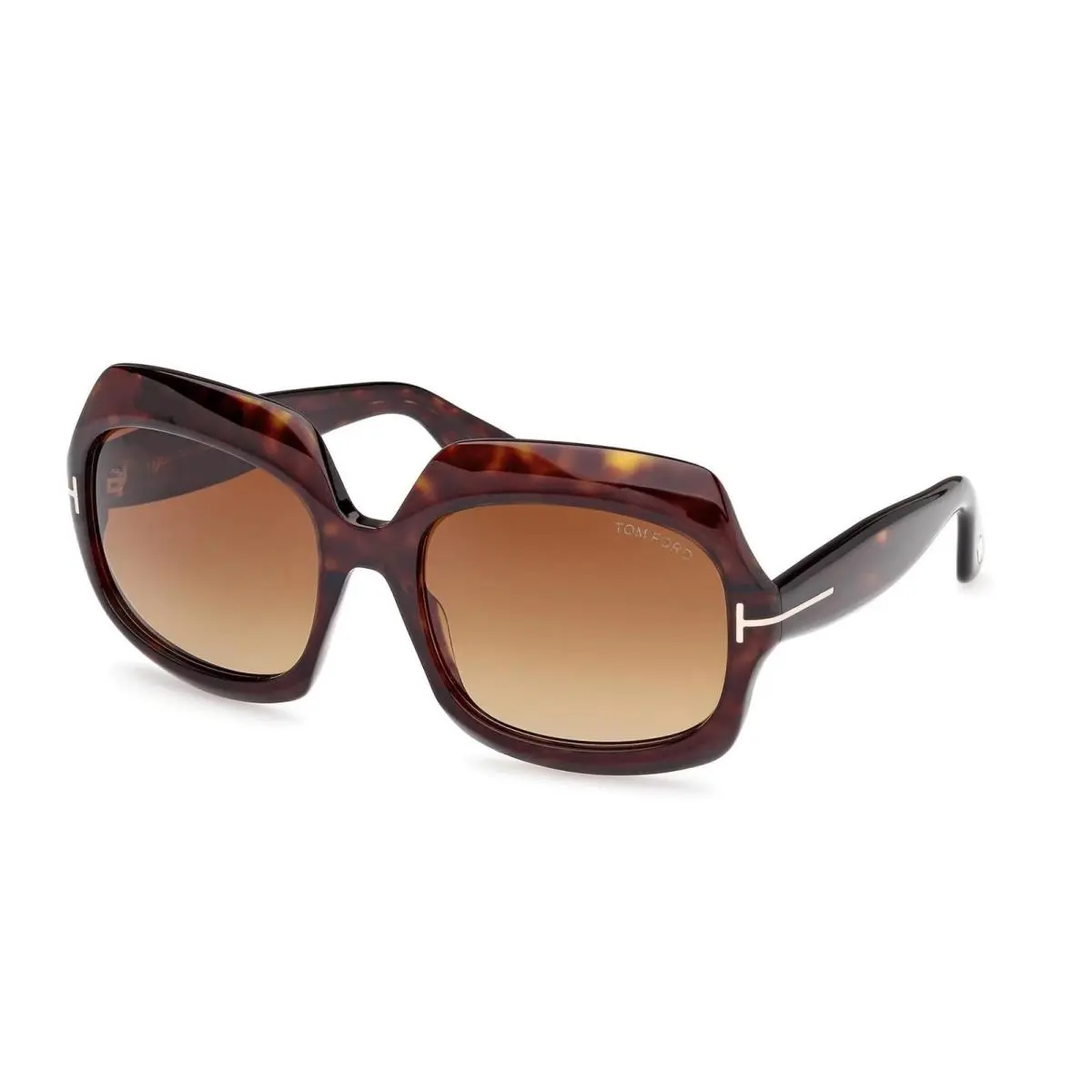 FT1155 52F Havana/brown Gradient Sunglasses 60-20-135 by Tom Ford