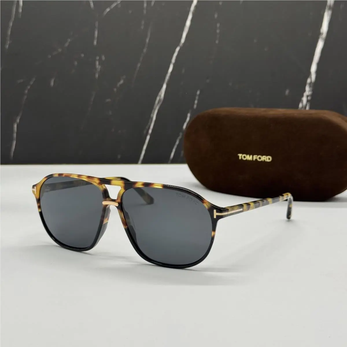 Tom Ford Bruce TF1026 05A Havana Men Sunglasses Tom Ford FT1026 05A