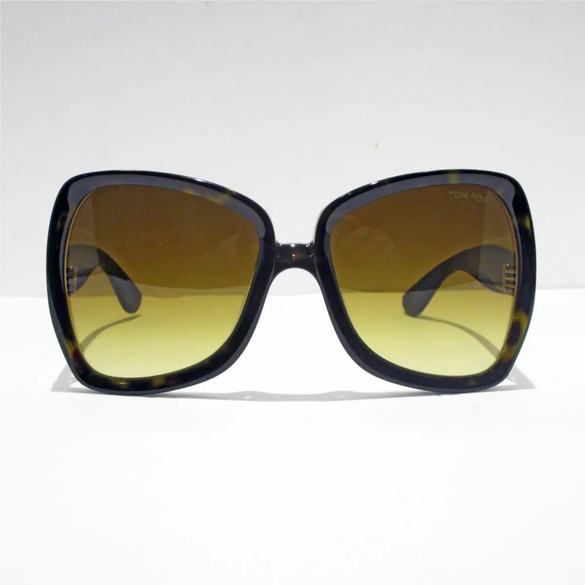 Jerry TF1222 52F Sunglasses Women`s Havana Brown Gradient Lens 135mm by Tom Ford
