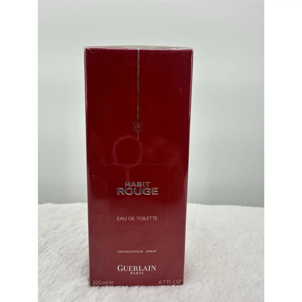 Guerlain Habit Rouge Edt 6.7 oz 200 mL Spray Men Box