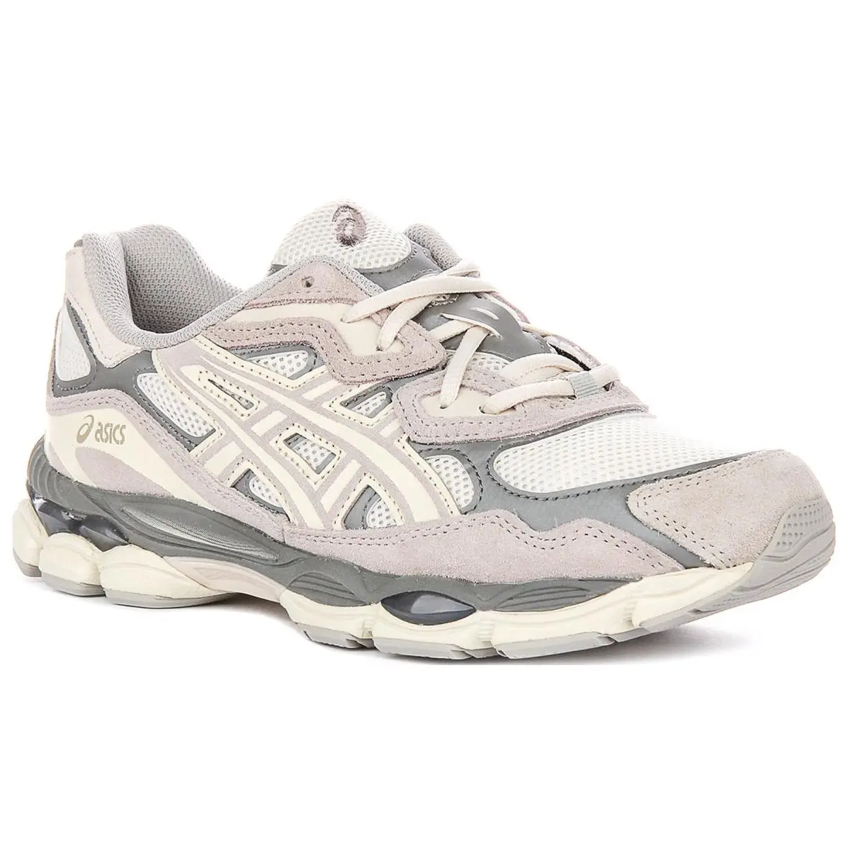 Asics Refresh Iconic Look Mesh Womens Trainer In Cream US 8 - 10